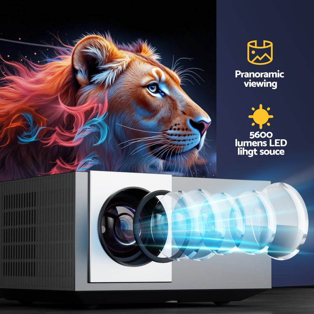Devanti Video Project 4K 1080P Official Google TV 5G Wifi Home Cinema - SuperSaverAU - view 5