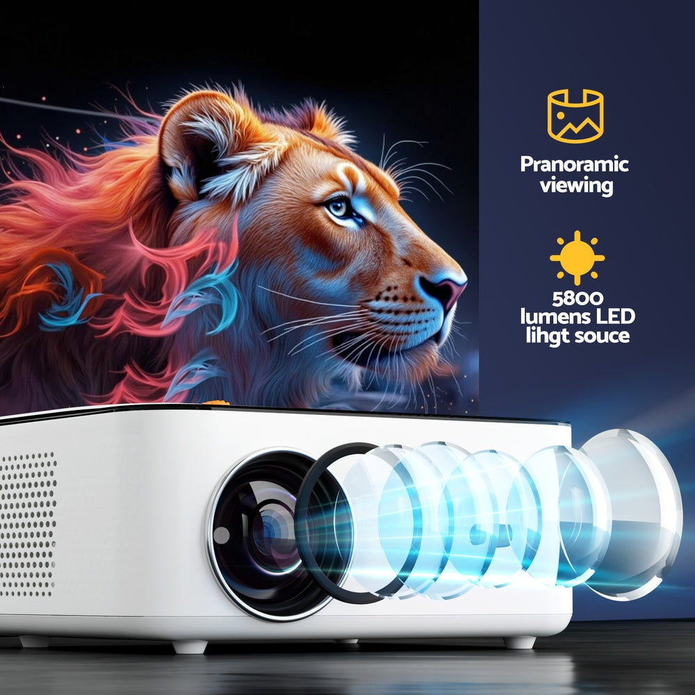 Devanti Video Project 4K 1080P Android 5G Wifi Home Cinema - SuperSaverAU - view 5