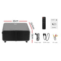 Devanti 1080P 4K WiFi Projector with 2.4G/5G & HDMI