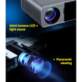 Devanti 1080P 4K WiFi Projector with 2.4G/5G & HDMI