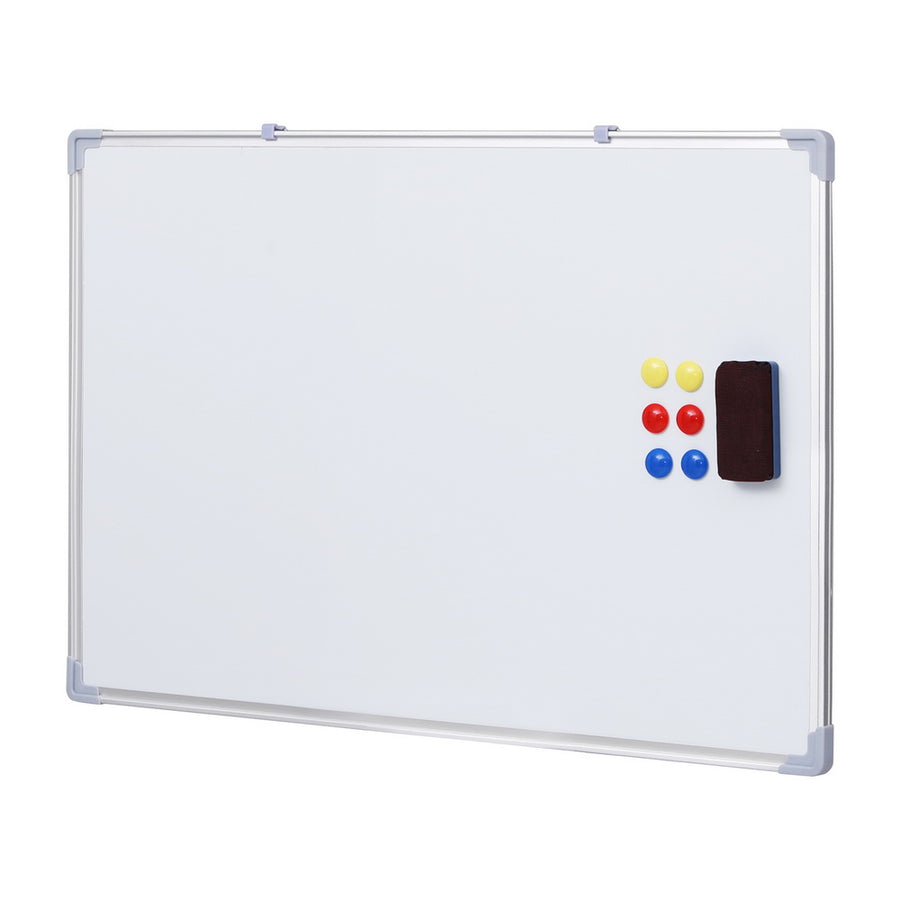 Premium 60x90cm Magnetic Whiteboard Erase Board with Marker Eraser Tray
