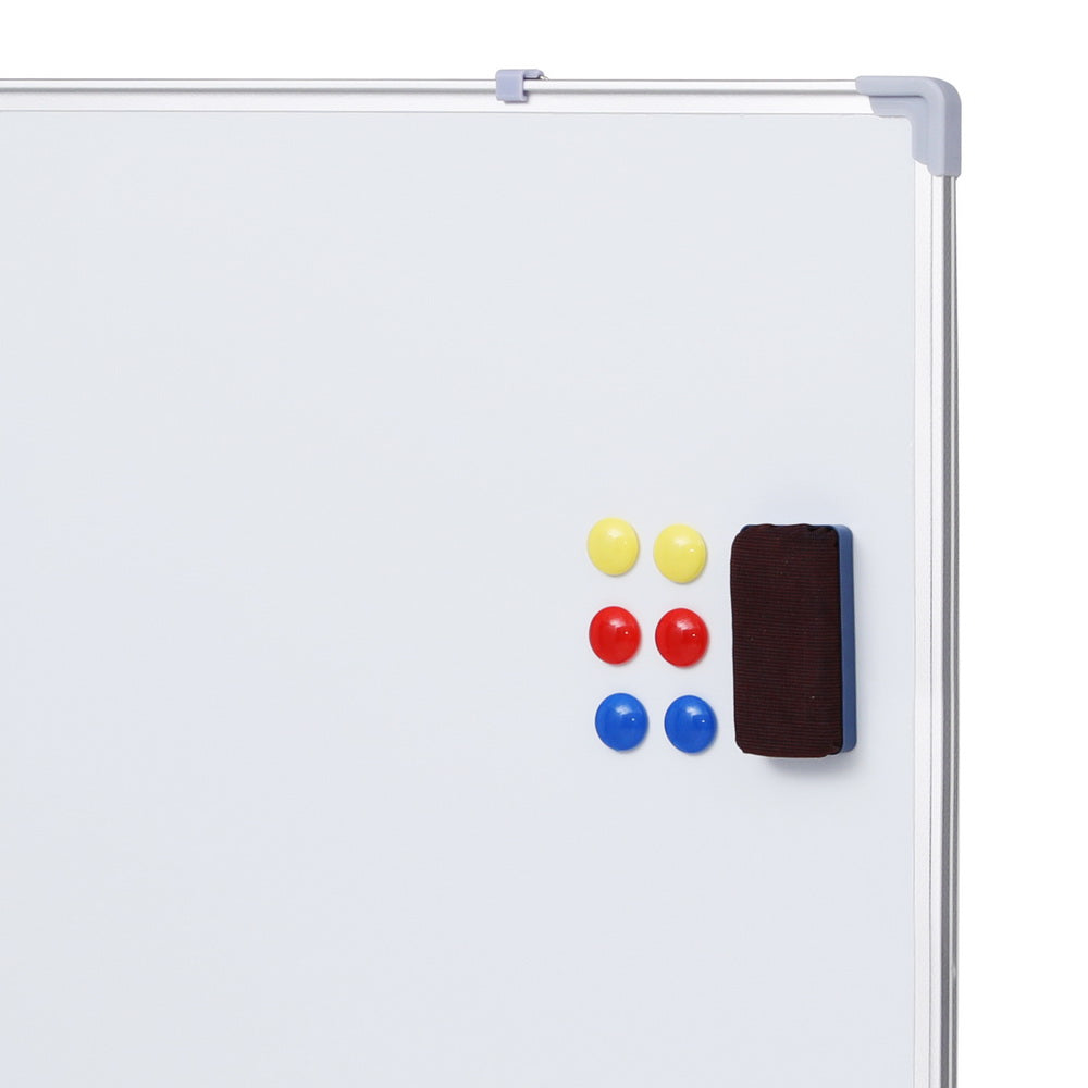Premium 60x90cm Magnetic Whiteboard Erase Board with Marker Eraser Tray