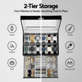 Embellir Black 12 Slot Watch and Jewellery Organiser Box