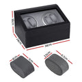 Embellir Black Double Automatic Watch Winder Box with LED