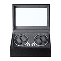 Embellir Black Double Automatic Watch Winder Box with LED