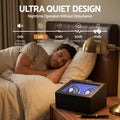 Embellir Black Double Automatic Watch Winder Box with LED