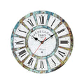 Artiss 40CM Wall Clock - Country Retro Design, MDF, Clear Roman Numerals - SuperSaverAU - view 1