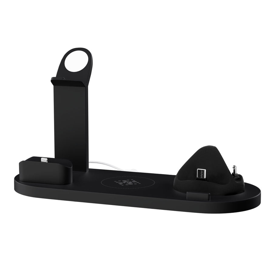 Devanti 4 in 1 Wireless Charger Multi-function Station for Phone Airpod iWatch 15W - SuperSaverAU - view 1