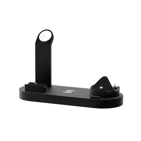 Devanti 4-in-1 Wireless Charger Dock, 10W, 23x9x11cm, Magnetic, Vertical Holder - SuperSaverAU - view 1