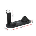 Devanti 4-in-1 Wireless Charger Dock, 10W, 23x9x11cm, Magnetic, Vertical Holder - SuperSaverAU - view 2