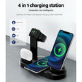Devanti 4-in-1 Wireless Charger Dock, 10W, 23x9x11cm, Magnetic, Vertical Holder - SuperSaverAU - view 5