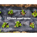 Instahut 0.915m x 50m Weed Control Mat - UV Resistant, Durable, Porous Surface - SuperSaverAU - view 6