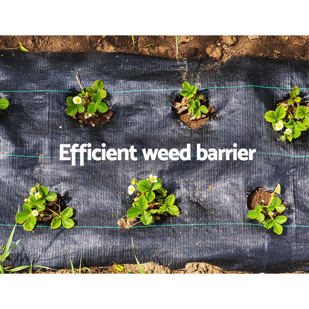 Instahut 0.915m x 50m Weed Control Mat - UV Resistant, Durable, Porous Surface - SuperSaverAU - view 6