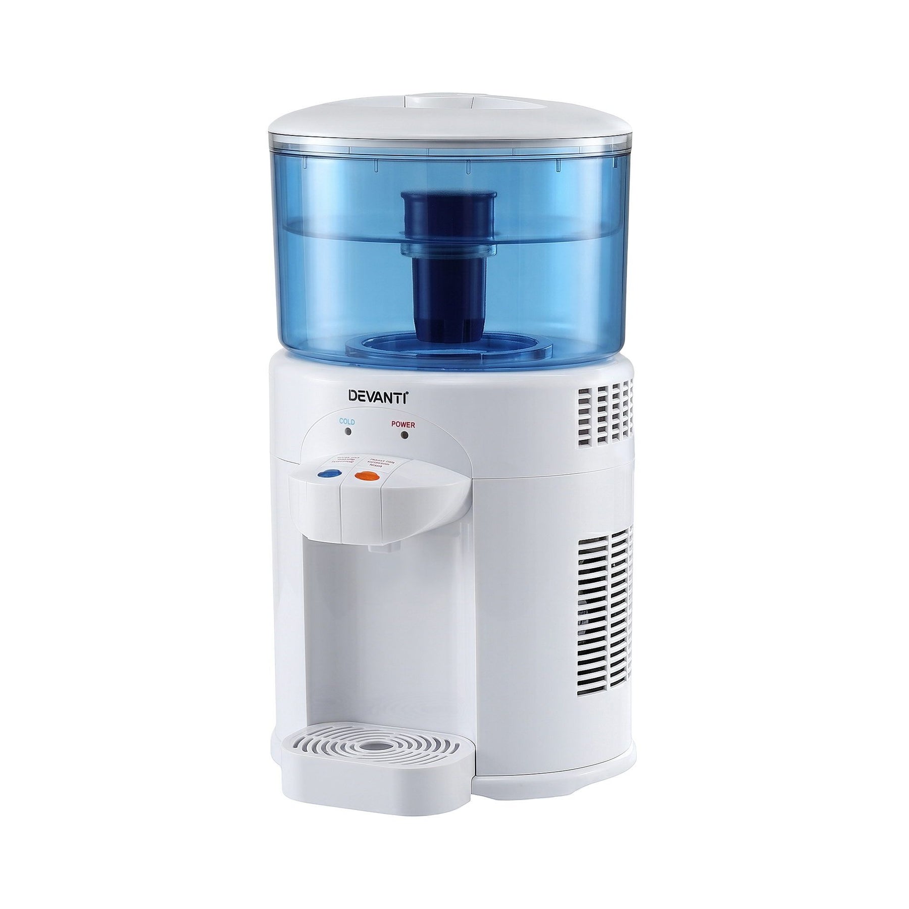 Devanti 5L Benchtop Water Cooler Dispenser with Filter - White