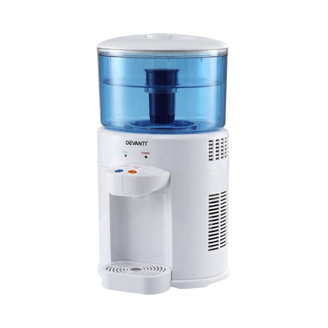 Devanti 5L Benchtop Water Cooler Dispenser with Filter - White