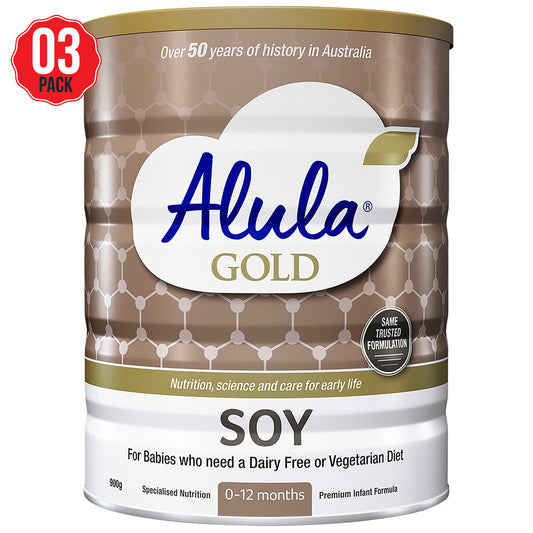 Alula Gold Soy 0-12 Months 3 x 900g