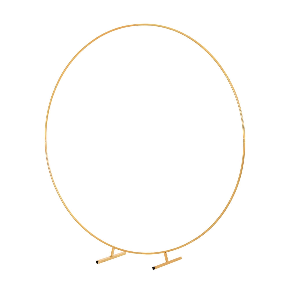 2M Round Backdrop Stand Wedding Background Decoration Party Flower Balloon Display - SuperSaverAU - view 2