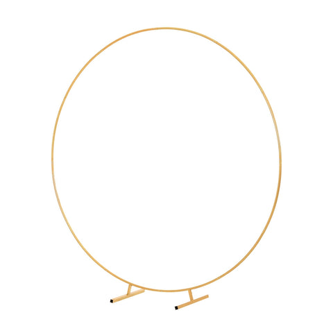 2M Round Backdrop Stand Wedding Background Decoration Party Flower Balloon Display - SuperSaverAU - view 2