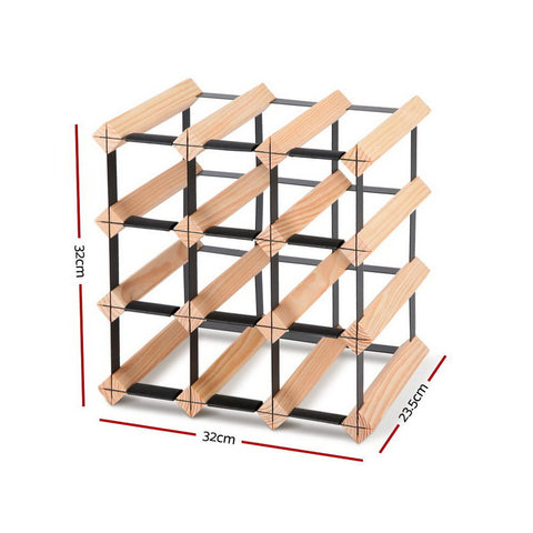 Artiss Wine Rack 12 Bottle - SuperSaverAU - view 2
