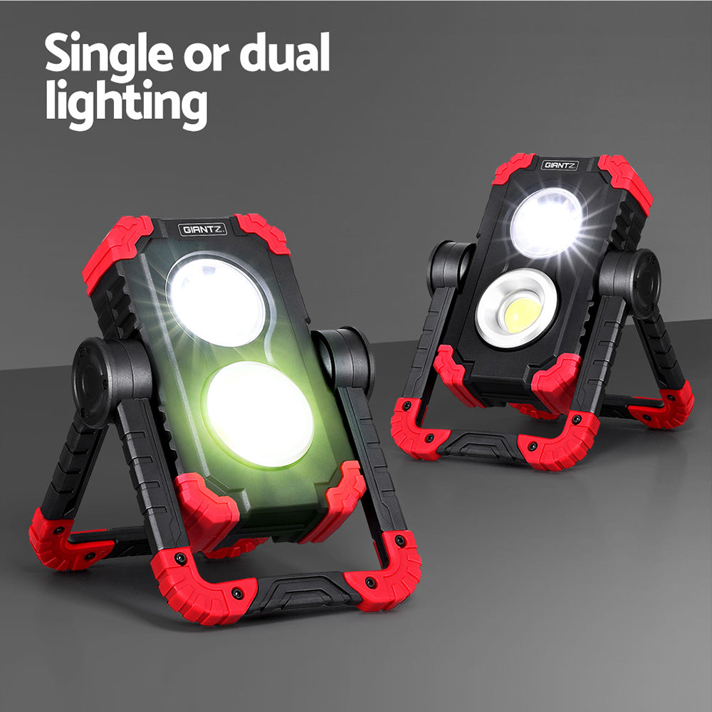 Giantz Work Light 14cm x 21cm USB Rechargeable LED Lamp with 360° Rotation - SuperSaverAU - view 4
