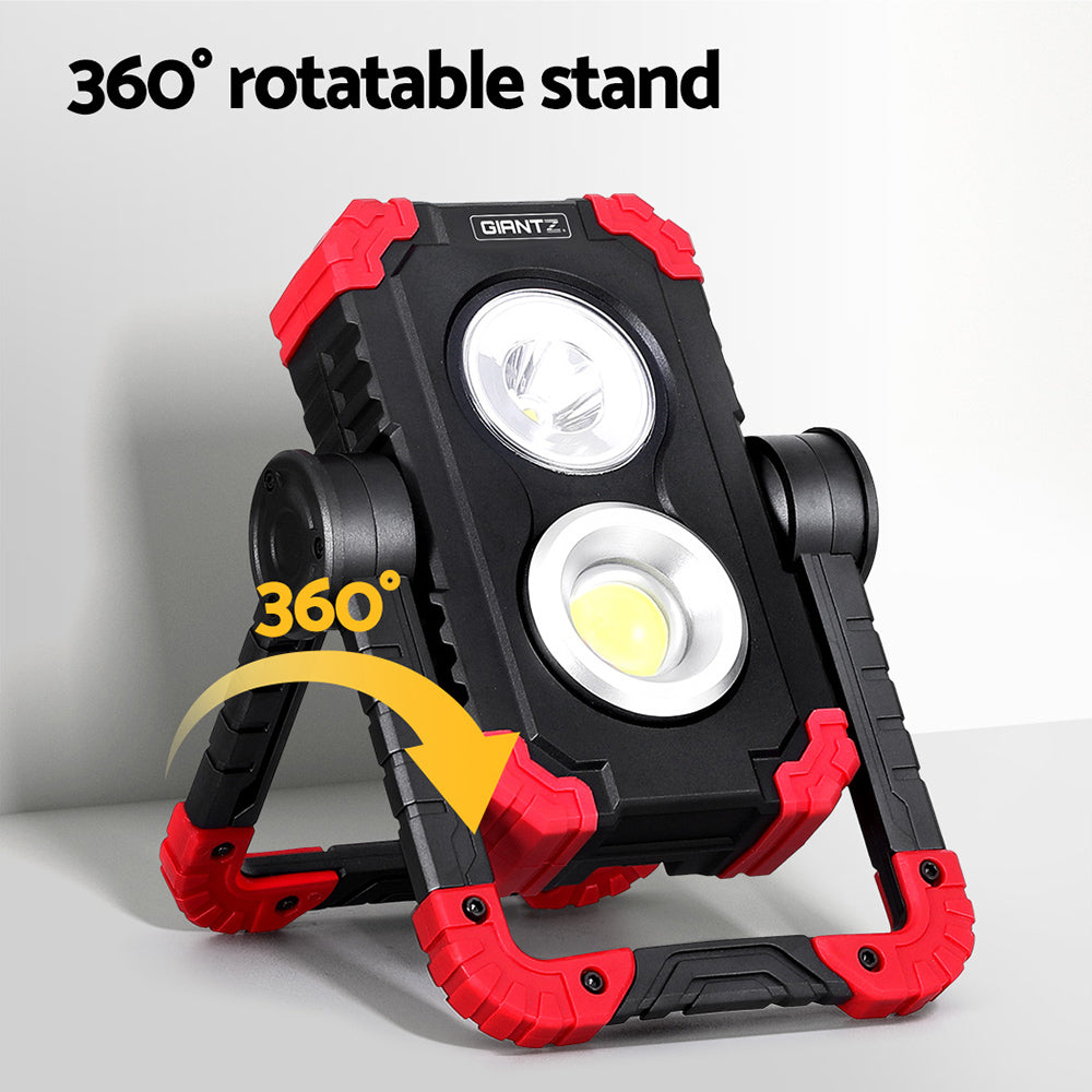 Giantz Work Light 14cm x 21cm USB Rechargeable LED Lamp with 360° Rotation - SuperSaverAU - view 6