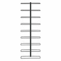 Artiss Wall Mounted Wine Rack 9 Bottles Display Storage Organizer Metal Black - SuperSaverAU - view 5