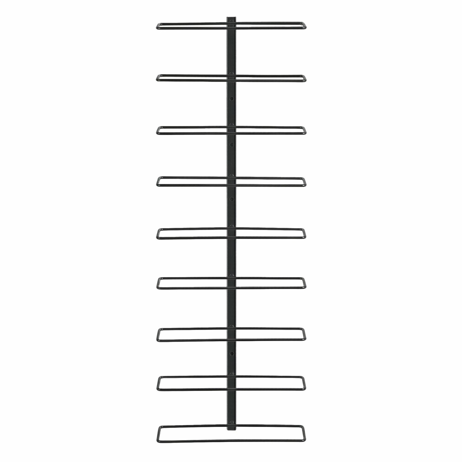 Artiss Wall Mounted Wine Rack 9 Bottles Display Storage Organizer Metal Black - SuperSaverAU - view 5