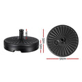 Instahut Outdoor Umbrella Base 51cm x 12cm, Fillable, 30-48mm Pole Holder - SuperSaverAU - view 3