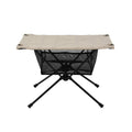 Weisshorn Folding Camping Table with 600D Top - Black/Khaki