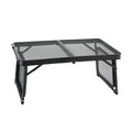 Weisshorn Mesh Folding Camping Table - Black
