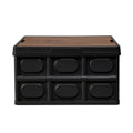 Gardeon 50L Collapsible Outdoor Storage Box Black - SuperSaverAU - view 4