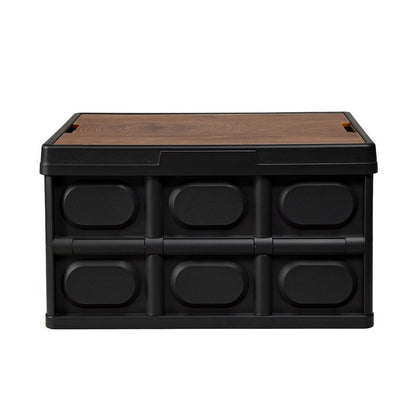 Gardeon 50L Collapsible Outdoor Storage Box Black