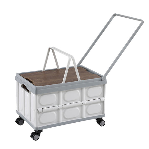 Gardeon 54L Collapsible Outdoor Storage Box with Wheels - SuperSaverAU - view 2
