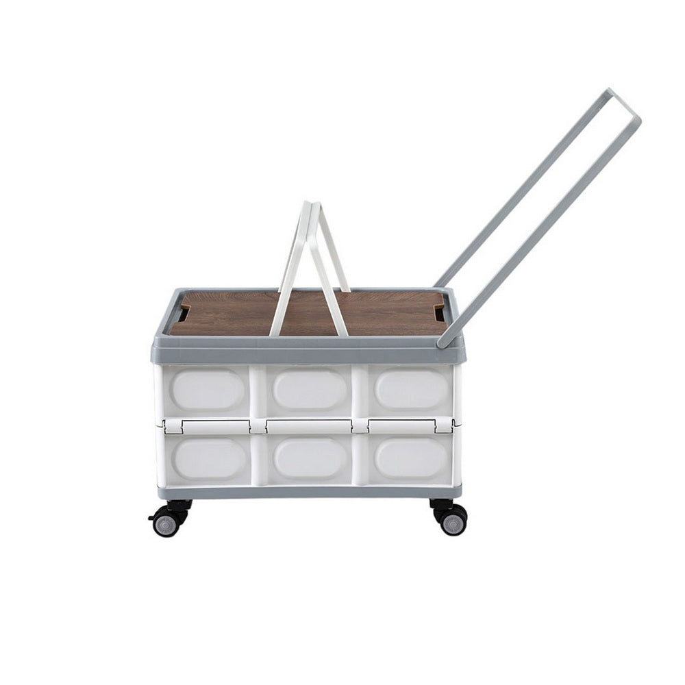 Gardeon 54L Collapsible Outdoor Storage Box with Wheels - SuperSaverAU - view 4