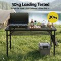 Gardeon BBQ Camp Table, 90*60*66 Portable Foldable Lightweight Grill Outdoor Metal Table 3.9kg - SuperSaverAU - view 4