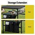 Gardeon BBQ Camp Table, 90*60*66 Portable Foldable Lightweight Grill Outdoor Metal Table 3.9kg - SuperSaverAU - view 5