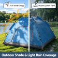 Weisshorn Instant Pop Up Camping Tent - Blue, 2-3 Person