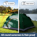 Weisshorn Camping Tent Instant Tent Pop up 2 Person Outdoor Hiking Tents Hiking Green - SuperSaverAU - view 6