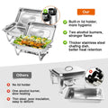 Alston 9L Stainless Steel Chafing Dish Set with 9L Pan - Silver