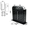 Alpen Outdoor 2mm Aluminium Diesel Heater Fuel Tank Cover - Double Side Black