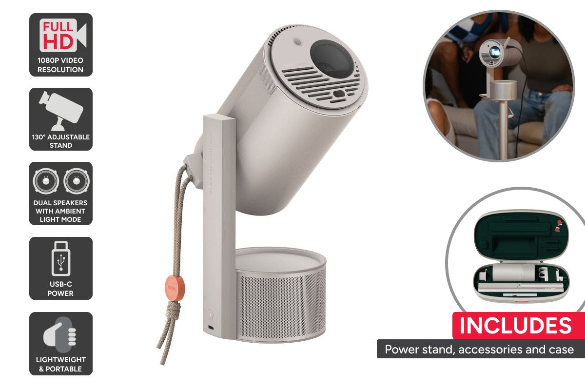 XGIMI MoGo 3 Pro Portable Projector Bundle (Power Base + Accessories)