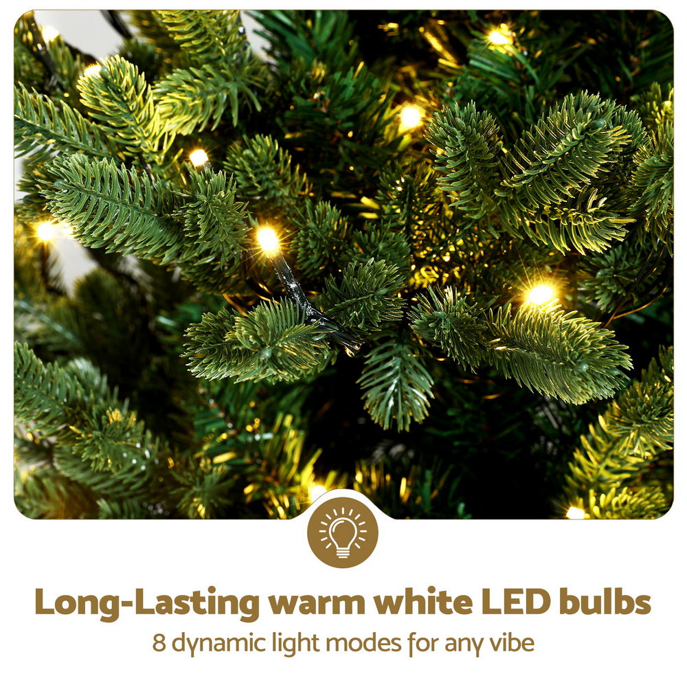 Jingle Jollys Christmas Tree 1.2M LED Potted Xmas Tree Party Decor 8 Light Modes - SuperSaverAU - view 4