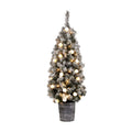 Jingle Jollys Christmas Tree 1.2M Potted Snowy Xmas Tree - SuperSaverAU - view 1