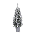 Jingle Jollys Christmas Tree 1.2M Potted Snowy Xmas Tree - SuperSaverAU - view 3