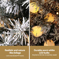 Jingle Jollys Christmas Tree 1.2M Potted Snowy Xmas Tree - SuperSaverAU - view 5