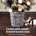 Jingle Jollys Christmas Tree 1.2M Potted Snowy Xmas Tree - SuperSaverAU - view 6