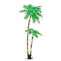 Jingle Jollys Christmas Tree 2.1m LED Lighted Xmas Palm Trees Party Decorations - SuperSaverAU - view 1