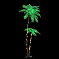 Jingle Jollys Christmas Tree 2.1m LED Lighted Xmas Palm Trees Party Decorations - SuperSaverAU - view 3
