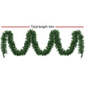 Jingle Jollys 10M Christmas Garland LED Lights Party Xmas Decorations 700 TIPS - SuperSaverAU - view 2