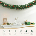 Jingle Jollys 10M Christmas Garland LED Lights Party Xmas Decorations 700 TIPS - SuperSaverAU - view 4